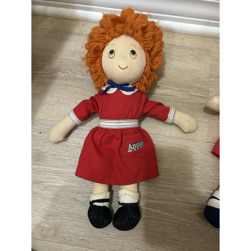Vintage 1980s LITTLE Orphan ANNIE Doll Lot Set Of 3‎ Sun Will Come Out Tomorrow